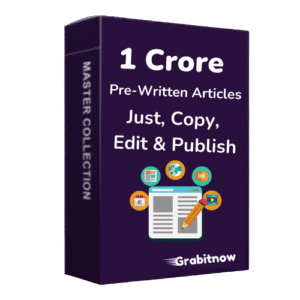1 Crore Pre-Written Articles Bundle by RBJ Tech