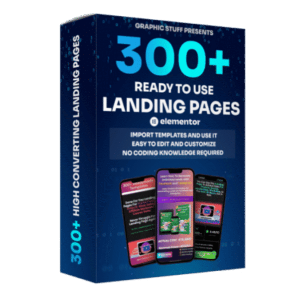 300+ Landing Pages Bundle by RBJ Tech